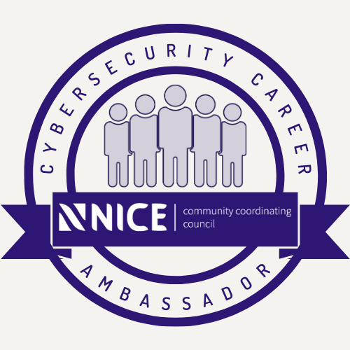 NICE Cybersecurity Career Ambassador badge
